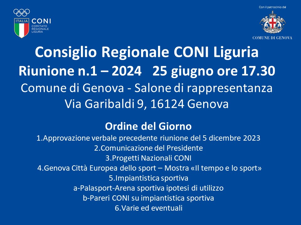 Consiglio regionale n.1 - 2024