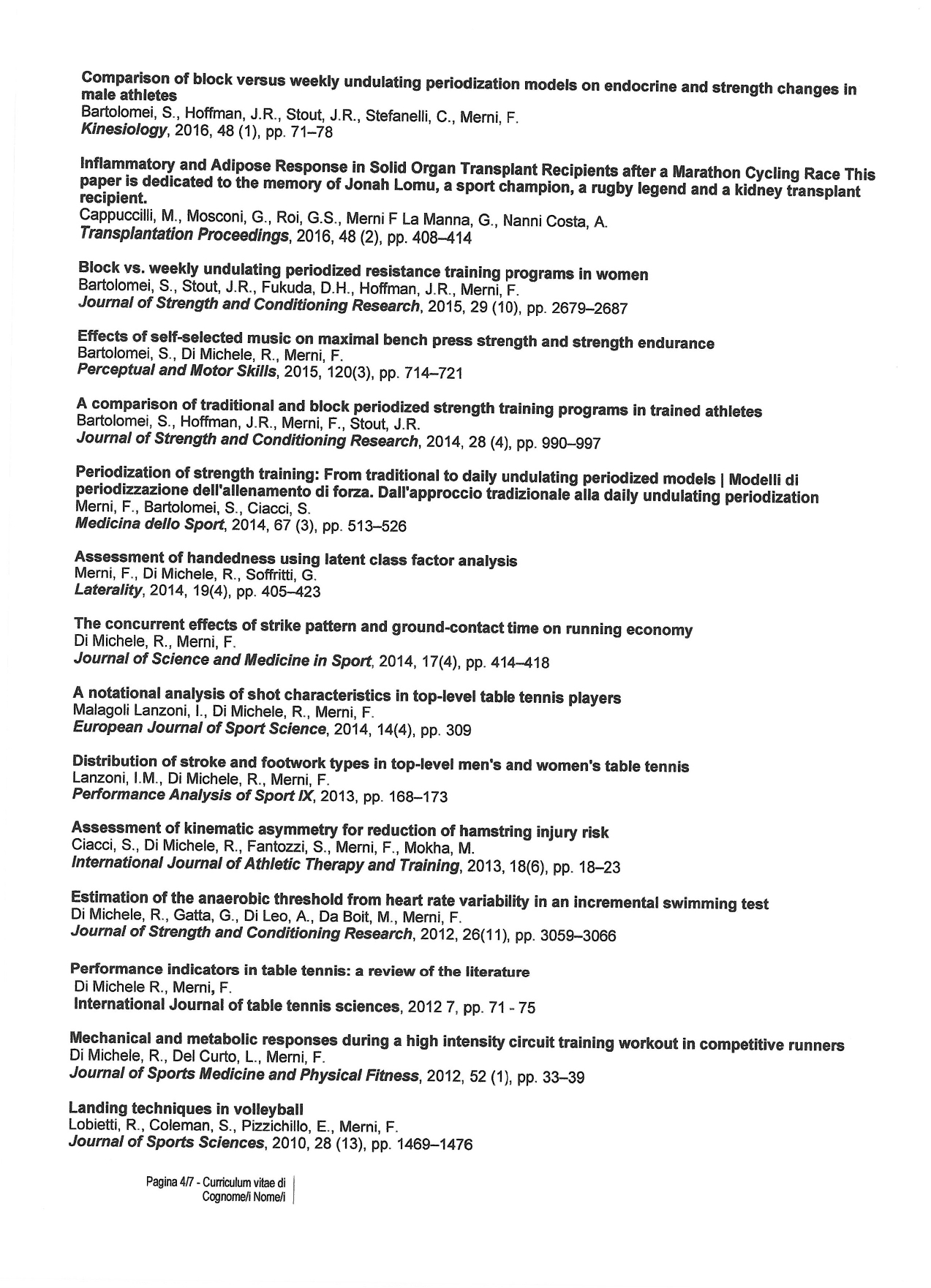 Curriculum Merni pulito page 0004